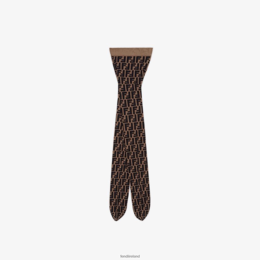 Brown fendi tights hotsell